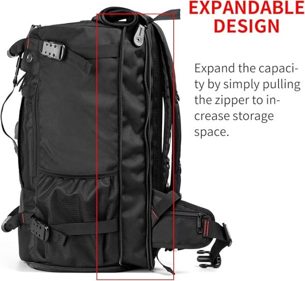 Travel Backpack Carry On Backpack Durable Convertible Duffle Bag - Image 2