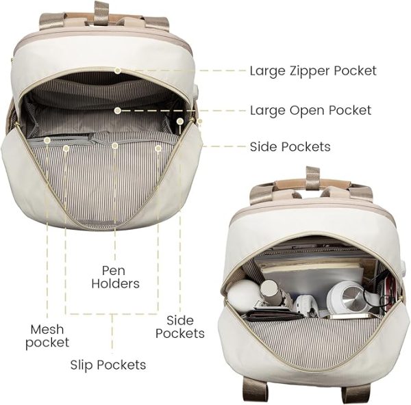 LOVEVOOK Waterproof Travel Work Backpack for Women - Image 3