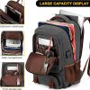 Tzowla Canvas Laptop Backpack for Men – Durable, Spacious and Functional - Image 4